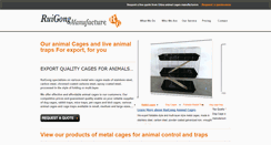Desktop Screenshot of animalcagetrap.com